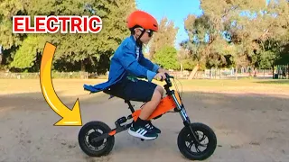 iYofe Kids Electric Dirt Bike 15 mph