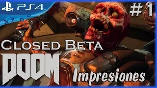 ★GAMEPLAY DOOM BETA CERRADA (CLOSED BETA) | PRIMERAS IMPRESIONES | PS4 1080P 60FPS★