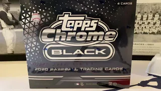 Massive $$$$$ Auto Pulled! 2020 Topps Chrome Black! The Pull Of The Year! /5 HOF Red Refractor!