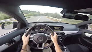 POV Drive in my LOUD MERCEDES C63 AMG with Milltek DECAT! - Pops, Bangs & Amazing 6.2 V8 Sounds!