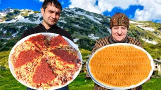 Very Relaxing  Sweet Village Life - Cooking AZERBAİJANI PILAF | Rural Village Affairs Cooking