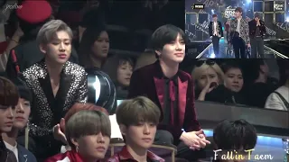 [Eng Sub] BTS MAMA 2016 Artist of the Year Speech + Idols Reaction