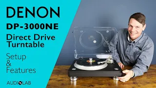 Denon DP-3000NE Premium Direct Drive Hi-Fi Turntable Features & Setup