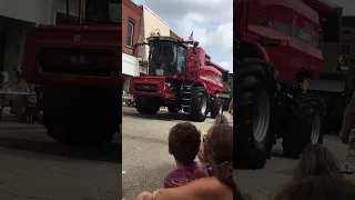 Blessing of the combines #caseih #johndeere #shorts #snowhill