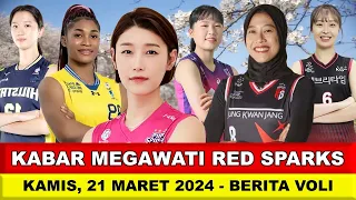 YES Alhamdulillah Kabar Baik ~ Berita Megawati Hangstri Red Sparks ~ Kamis, 21 Maret 2024