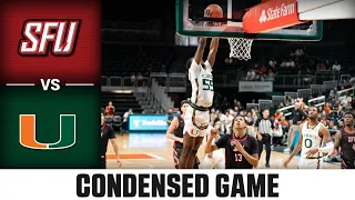 St. Francis PA vs. Miami Condensed Game | 2022-23 ACC Men’s Basketball