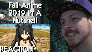 Fall Anime 2019 in a Nutshell REACTION