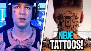 Hinterkopf tätowieren?😱 Monte ZEIGT seine neuen Tattoos | MontanaBlack Stream Highlights