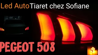 Modification feux arriere 🤩 Led clingontant | Peugeot 508 😍🇩🇿