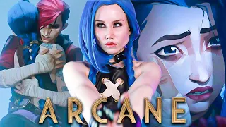 ARCANE EP 6 BLIND REACTION! JINX AND VI REUNITE!!!