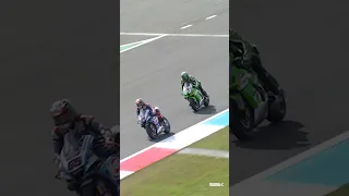 Toprak battles it out with Alex Lowes and Jonathan Rea 🔥| 2024 #DutchWorldSBK