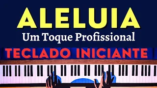 COMO TOCAR ALELUIA (Hallelujah) GABRIELA ROCHA | TECLADO INICIANTE COM 5 ACORDES AULA SIMPLIFICADA