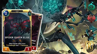 THE POWER OF SPIDERS!!🕷️🔥 | ELISE + KATARINA DECK | Legends of Runeterra