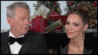 Katharine McPhee Foster & David Foster - About their Christmas album, Christmas & Rennie @ ET