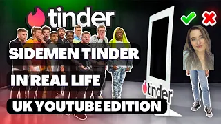 SIDEMAN TINDER IN REAL LIFE (UK YOUTUBE EDITION) - EGIRL REACTS