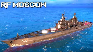 First Time Game Play "RF MOSCOW" With Zircon Missile Modern Warships.