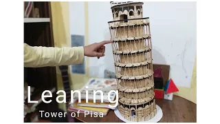 How to make Leaning tower of Pisa, Italy| with matchsticks and cardboard |