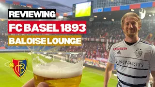 Reviewing FC Basel 1893 hospitality in the AMAZING Baloise Lounge 🇨🇭