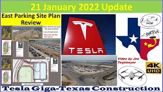 Tesla Gigafactory Texas 21 January 2022 Cyber Truck & Model Y Factory Construction Update (08:00AM)