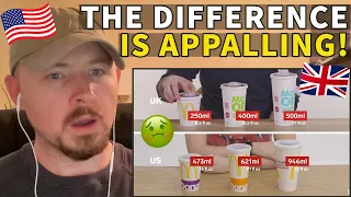 American Reacts to US vs UK McDonald's