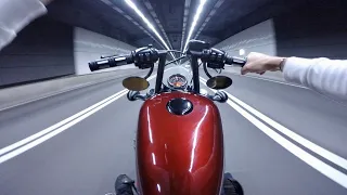 Harley-Davidson 48 || TUNNEL PURE EXHAUST SOUND ||