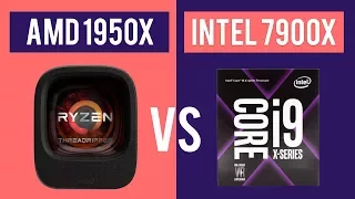 AMD Threadripper 1950X VS Intel Core i9 7900X