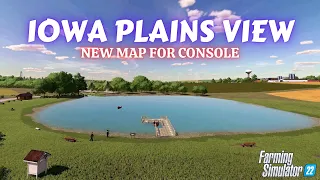 "IOWA PLAINS VIEW" FS22 Map Tour/Review | New Mod Map | Farming Simulator 22 | PS5