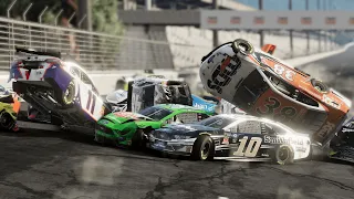 NASCAR Racing Crashes #38 - BeamNG Drive