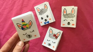 🌸 DIY: MINI NOTEBOOK  PAPER 🌸 Best paper craft ideas with 1 sheet 🌸