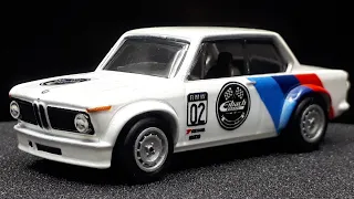 1/61 BMW 2002 Turbo by Hot Wheels with 3D printed wheels custom