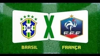 Brasil 3 x 0 França - Amistoso Internacional 09/06/2013 - Jogo Completo