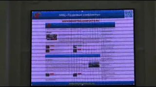 Доклад  А.А. Довганенко, директора Научно-мониторингового центра «Трудовые конфликты» СПбГУП..