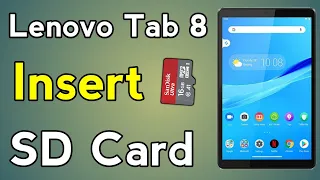 How To Insert Memory Card In Lenovo Tab M8 | Tb 8505F