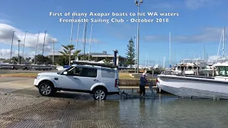 Eyachts launched the first Axopar 28 model into Western Australia