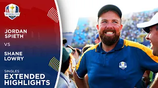 Jordan Spieth vs Shane Lowry Extended Highlights | 2023 Ryder Cup