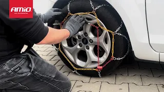 How to put on AMiO snow chains? - Step by step instructions!