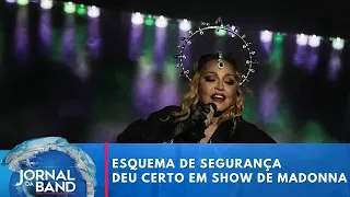 Segurança em show da Madonna foi sucesso, diz polícia do RJ | Jornal da Band