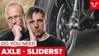 Do you need AXLE - SLIDERS? and how do they protect your bike?