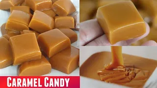 Chewy Caramel Toffee Recipe | Make Caramel Toffee at home | Caramel Candy by Versatile Cuisines