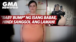 "Baby bump" ng isang babae, hindi sanggol ang laman! | GMA News Feed