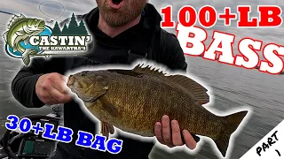 100+lbs of BASS! 30+lb BAG St Lawrence River - SMALLMOUTH SMACKDOWN!!