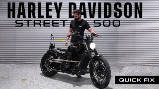 Harley Davidson Street 500 | Purpose Built Moto Quick Fix