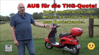 Das AUS für die THG-Quote für kleine E-Roller!