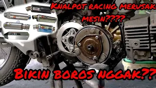 Knalpot racing merusak mesin???knalpot racing bikin boros??ini dia jawaban Candy Speed 99