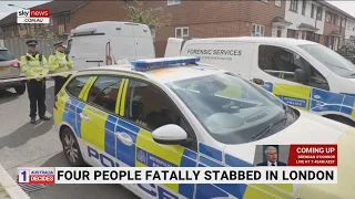 Four people fatally stabbed in London
