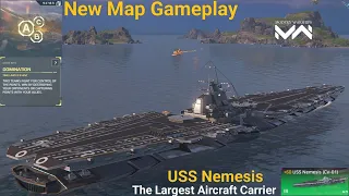 USS Nemesis - largest aircraft carrier action in new map - Modern Warships