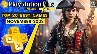 Top 20 PlayStation Plus Extra Games You Can Play This November 2023