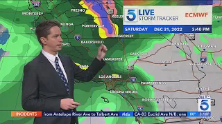 Storm system to bring persistent rain to Southern California