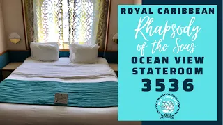 Royal Caribbean Rhapsody of the Seas Ocean View Stateroom Cabin 3536, Window Porthole Fensterkabine