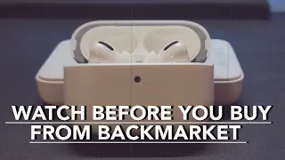 APPLE AIRPODS PRO FROM BACKMARKET UNBOXING + UPDATE
